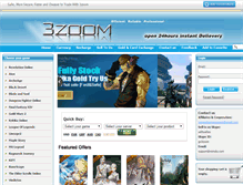 Tablet Screenshot of 3zoom.com